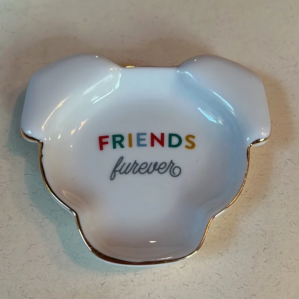 Trey Speegle original artwork “MORE PLEASE” ceramic dog bowl